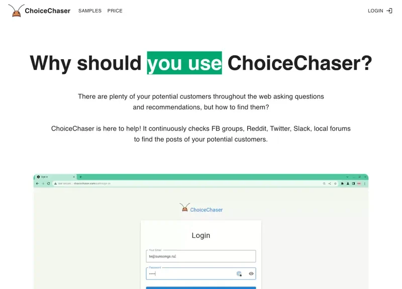 ChoiceChaser