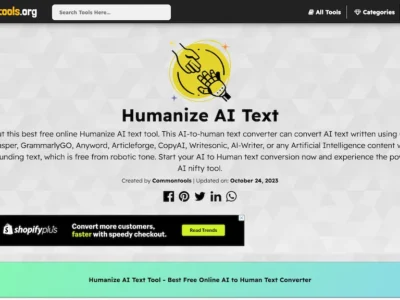 Humanize AI Text - Common Tools