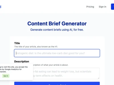 Content Brief Generator