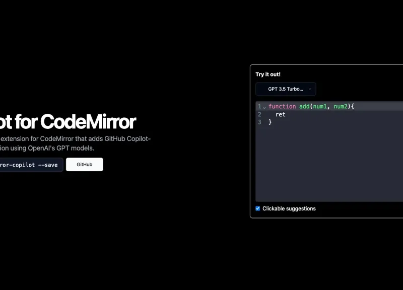Copilot For CodeMirror