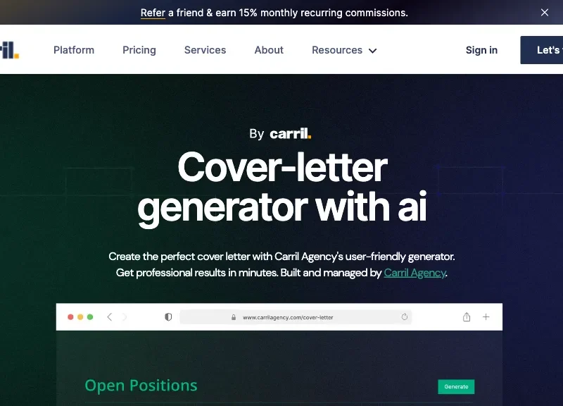 Cover-Letter Generator With AI