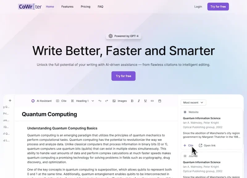 CoWriter AI