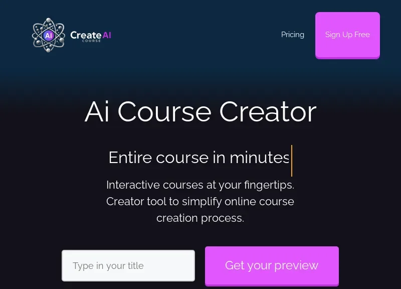 CreateAICourse