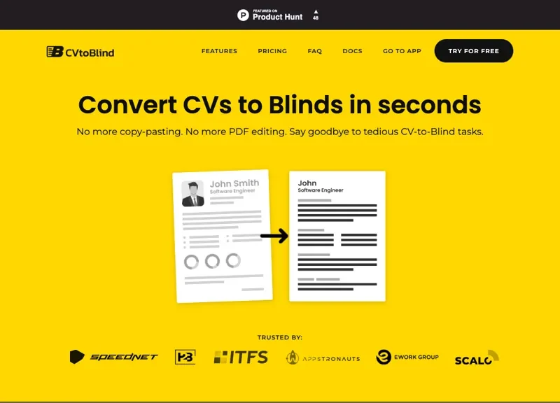 CVtoBlind