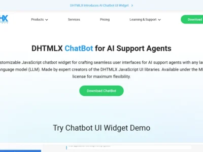 DHTMLX Chatbot