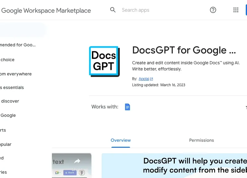 Docs GPT By Applai
