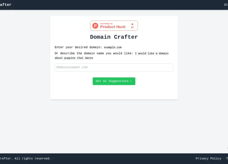Domain Crafter