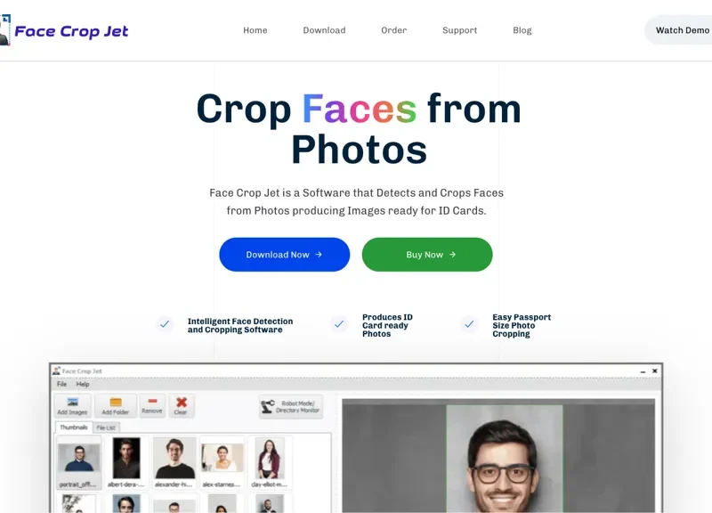 Face Crop Jet