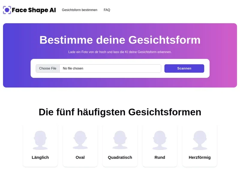 Face Shape AI