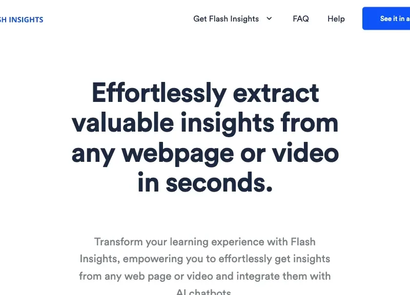 Flash Insights