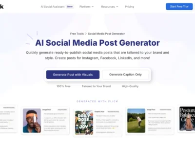 Social Media Post Generator By Flick