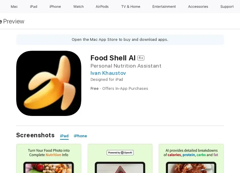 Food Shell AI