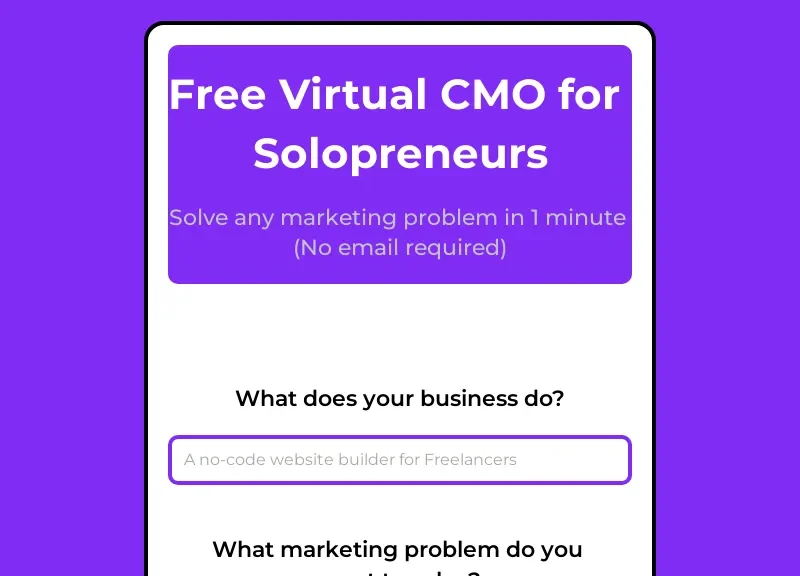 FounderPal Virtual CMO