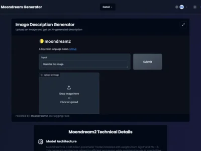 Free Moondream Generator