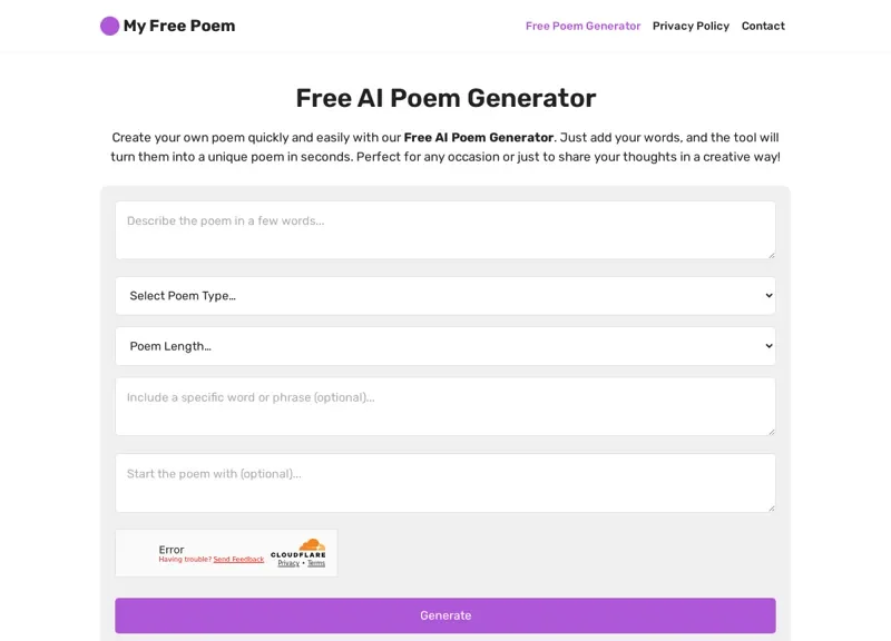 Poem Generator