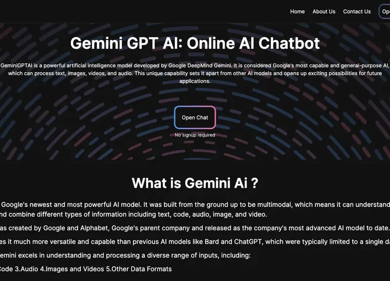 Gemini GPT AI