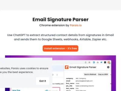 Gmail Signature Parser