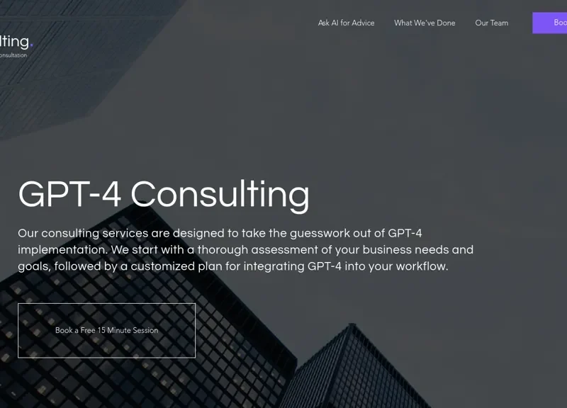 GPT-4 Consulting