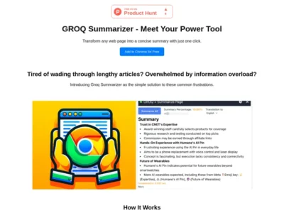 Groq Summarizer