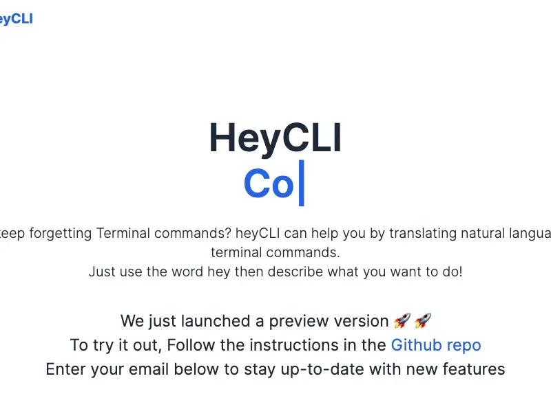 HeyCLI