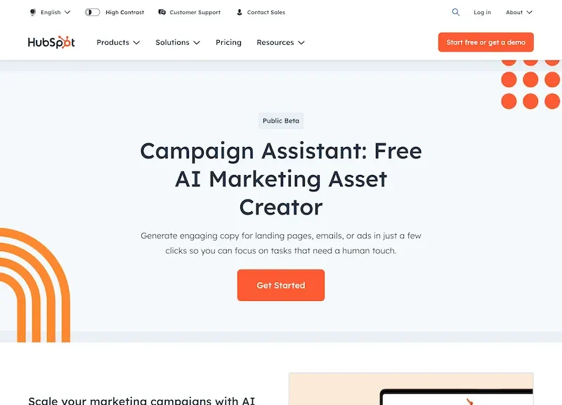 HubSpot Campaign Assistant