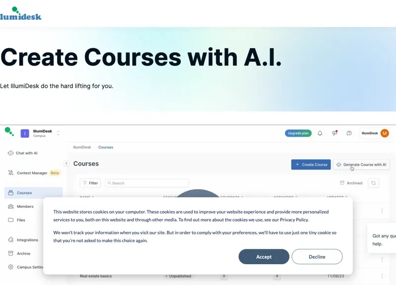 IllumiDesk Course Builder
