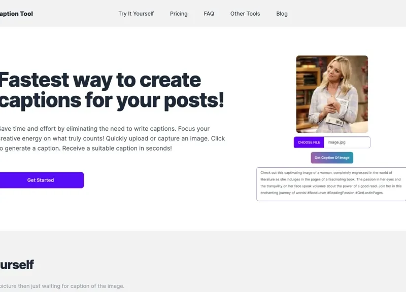 Image To Caption Tool