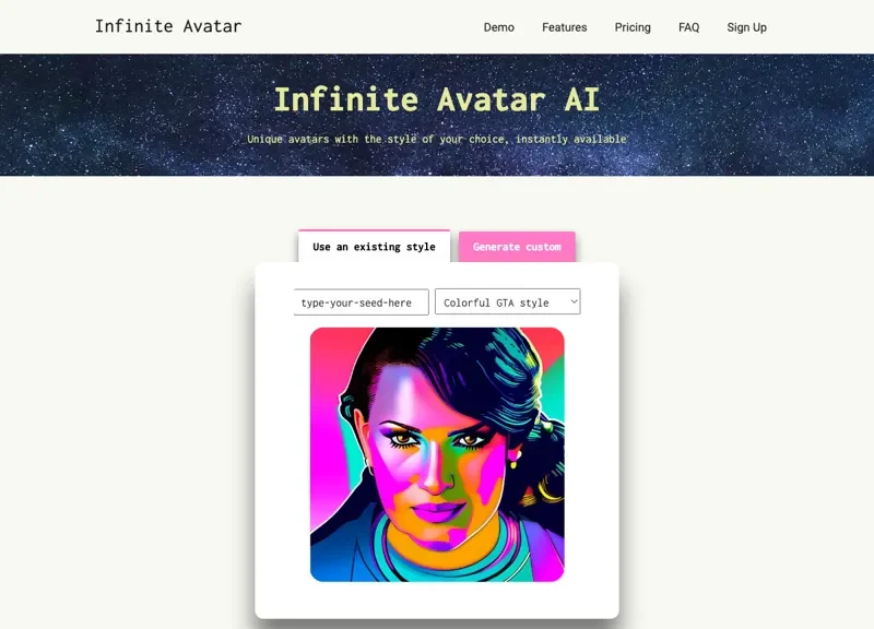 Infinite Avatar