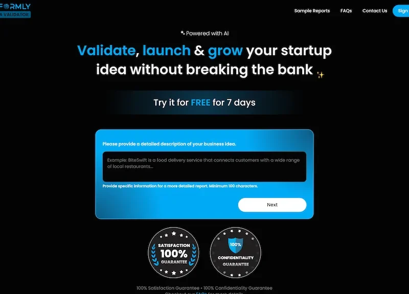 Informly Idea Validator