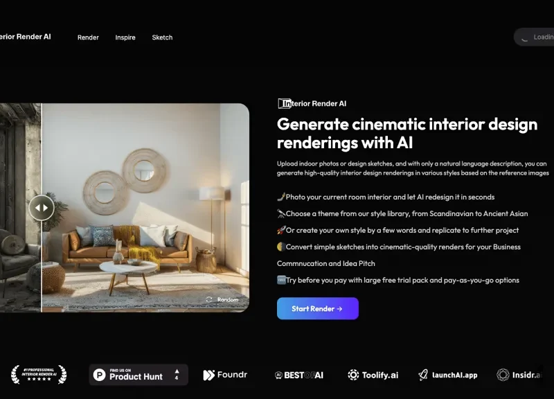 Interior Render AI