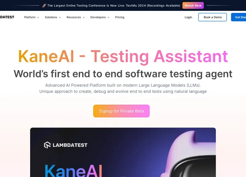 KaneAI By LambdaTest