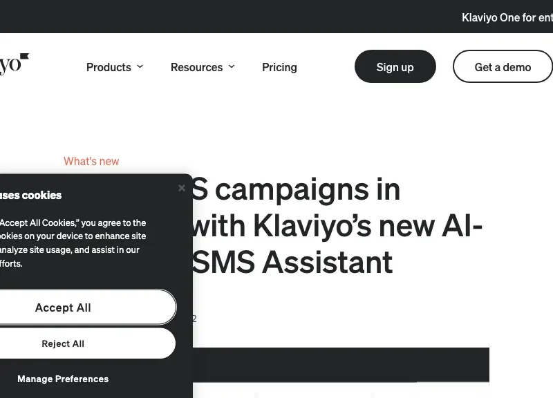 Klaviyo SMS Assistant