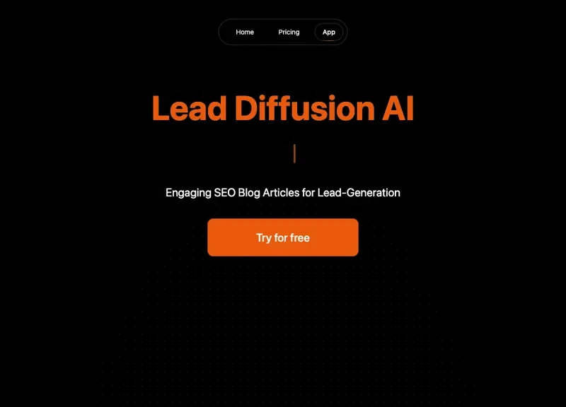 Lead Diffusion Ai