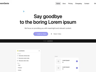 LoremGenie For Figma