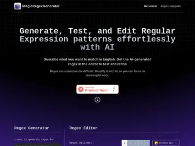 Magic Regex Generator