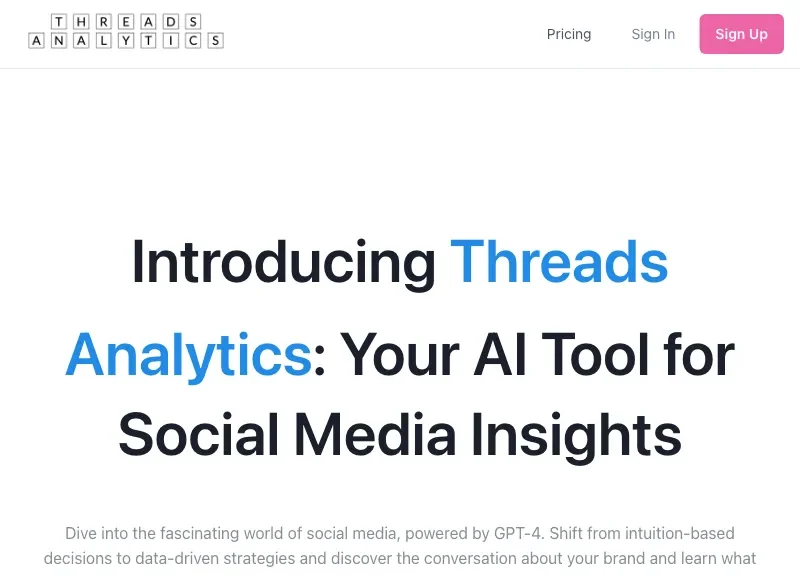Meta Threads Analytics