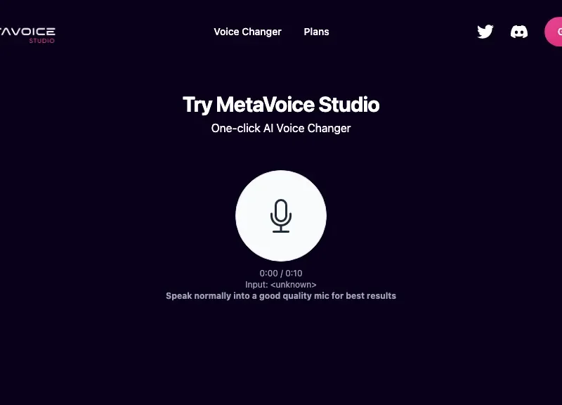 MetaVoice Studio