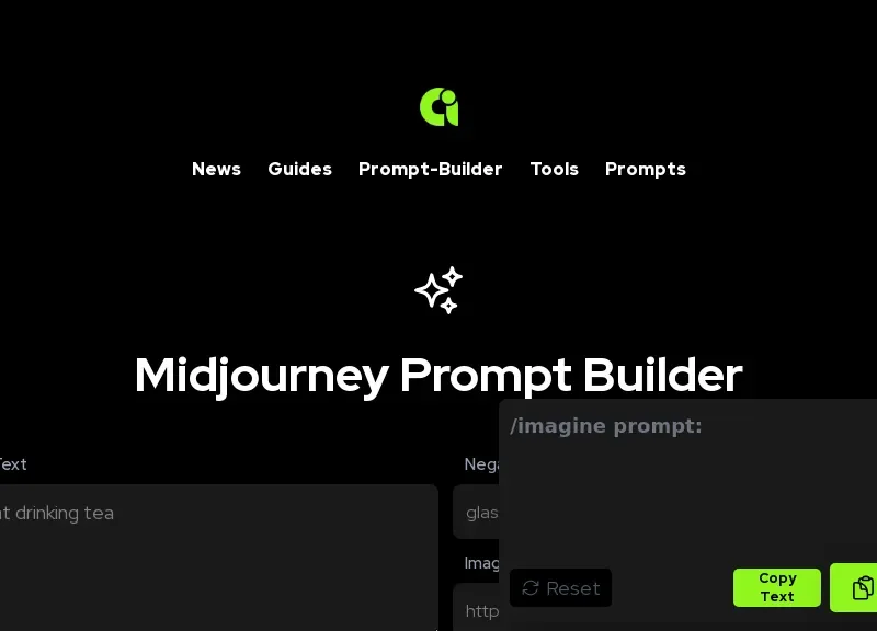 Midjourney Prompt Builder