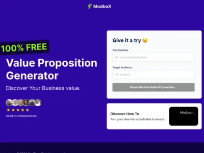 Modbox - Value Proposition Generator