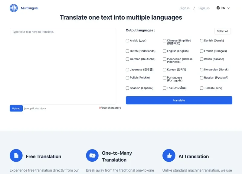 Multilingual.Top