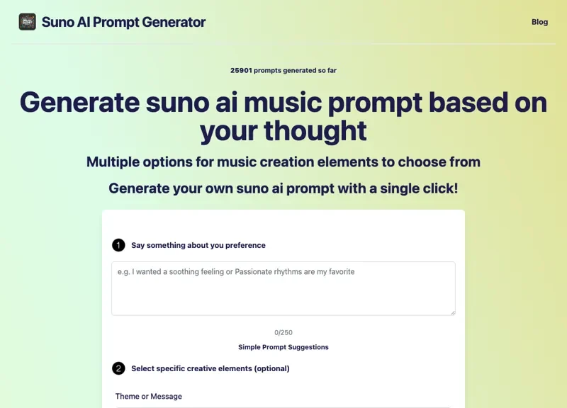 Music Prompt Generator