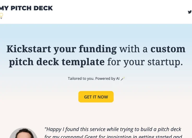 My Pitch Deck