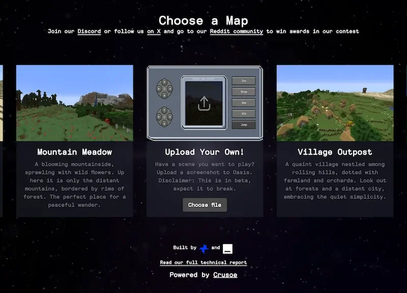 AI Generated Minecraft - Oasis