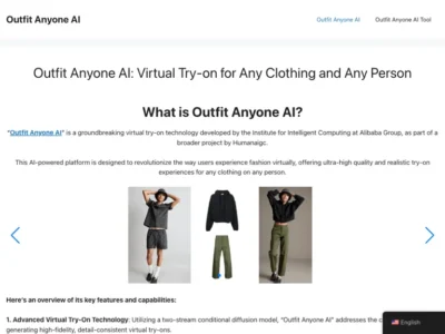 Outfit Anyone AI