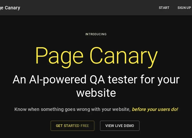 Page Canary