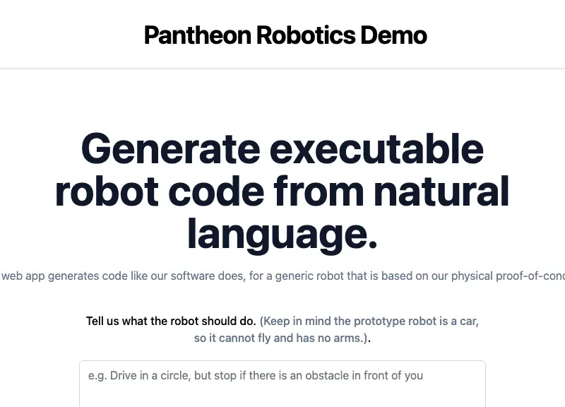 Pantheon Robotics
