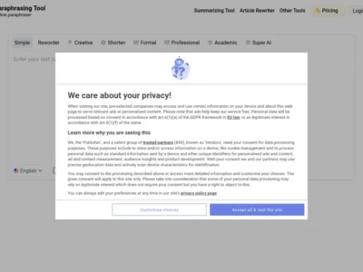Paraphrasing.Io