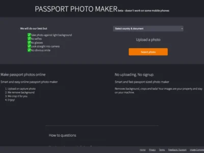 Passport Photo Maker