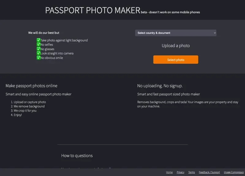 Passport Photo Maker