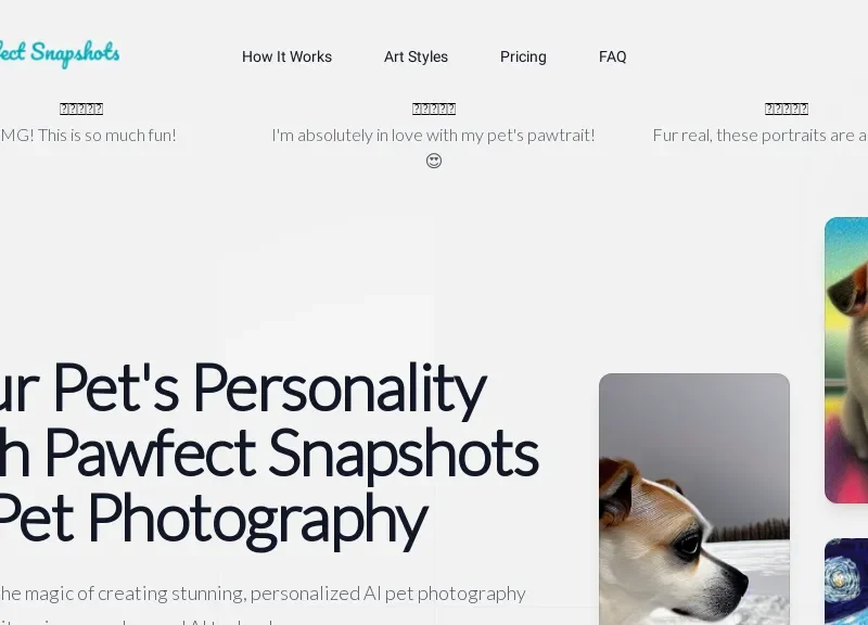 Pawfect Snapshots